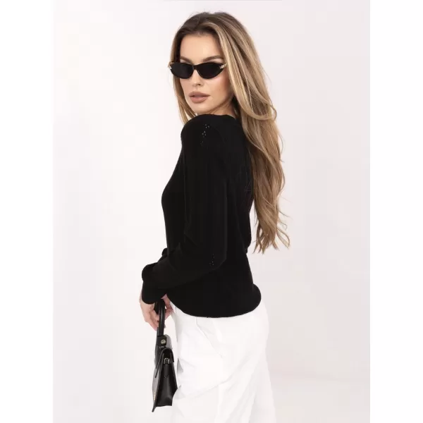  Dámský svetr SUBLEVEL D90186AK90993A BLACK 