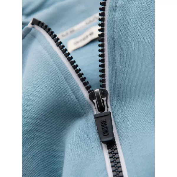  Pánská mikina OMBRE OM-SSBZ-0272 BLUE 