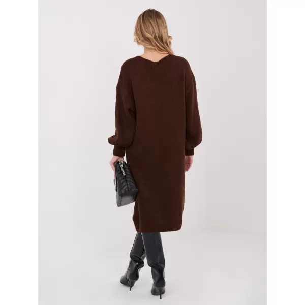  Dámské šaty FACTORY PRICE IN-SK-5962.22 DARK BROWN 