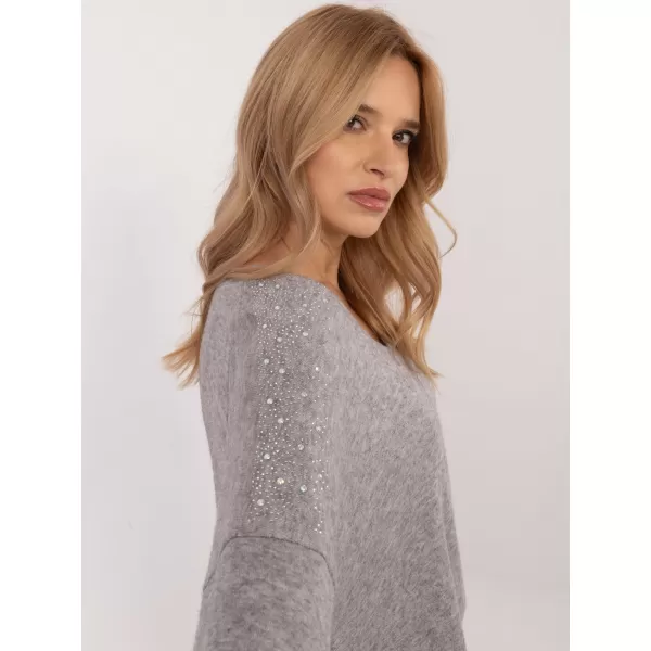  Dámský svetr ITALY MODA DHJ-SW-17690.21 GRAY 