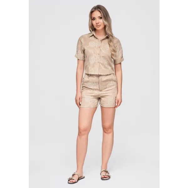  Dámská sukně OMBRE OW-SH-E0060 BEIGE 