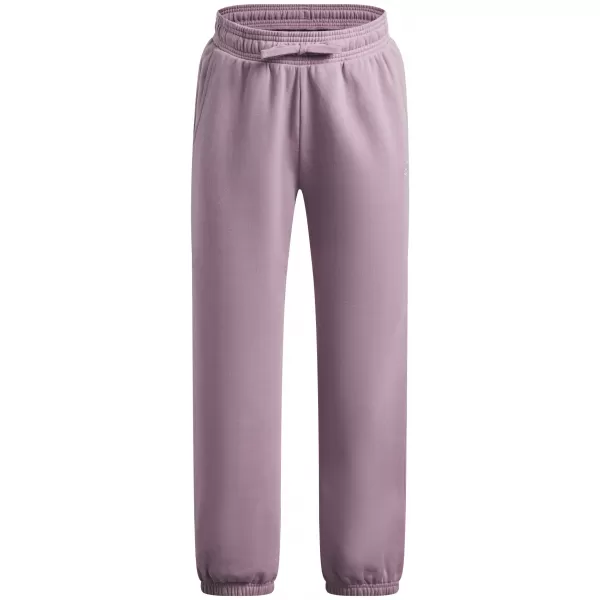  Dívčí tepláky UNDER ARMOUR G RIVAL FLEECE JOGGERS 6013481-698 RŮŽOVÁ 