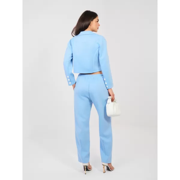  Dámský komplet RUE PARIS IT-KMPL-22255.20 LIGHT BLUE 