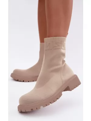 Dámské kotníkové boty BOTO LQ-50 BEIGE