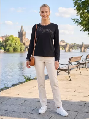 Dámské triko KIXMI ADINA ČERNÁ