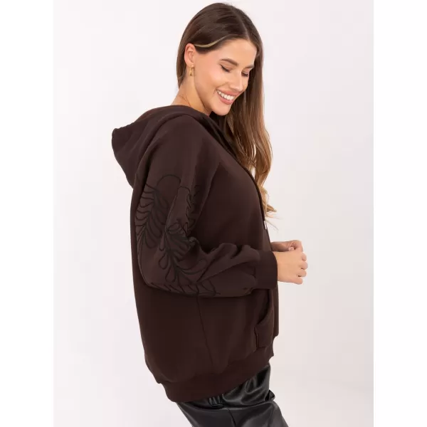  Dámská mikina RELEVANCE RV-BL-A911.22 DARK BROWN 