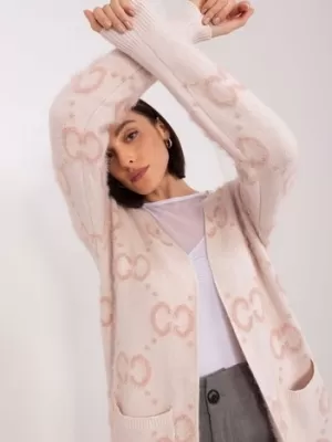 Dámský svetr WOOL FASHION ITALIA AT-SW-23401-A.86 BRIGHT PINK