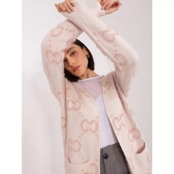  Dámský svetr WOOL FASHION ITALIA AT-SW-23401-A.86 BRIGHT PINK 