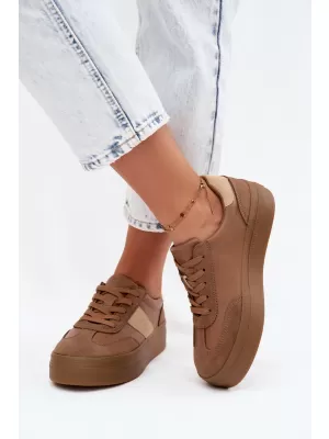 Dámské tenisky BIG STAR SHOES UU274015 BROWN/BEIGE