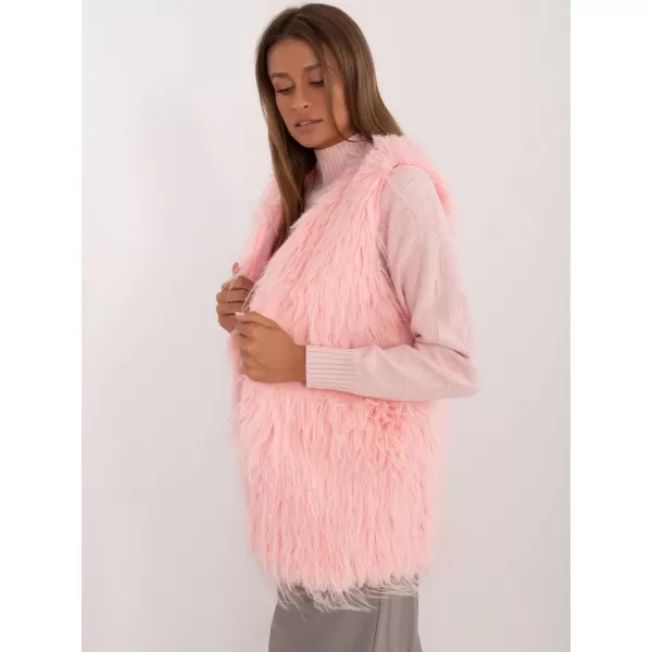  Dámská vesta WOOL FASHION ITALIA AT-KZ-2349-1.31P BRIGHT PINK 