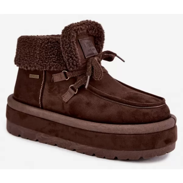  Dámské boty BIG STAR SHOES UU274214 BROWN/BEIGE SHADOWS 