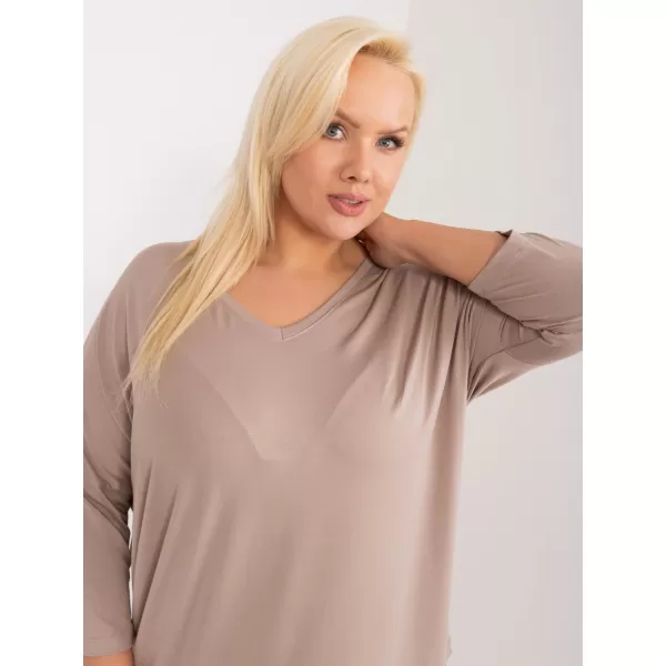 Dámská halenka RELEVANCE RV-BZ-5745.18 DARK BEIGE 