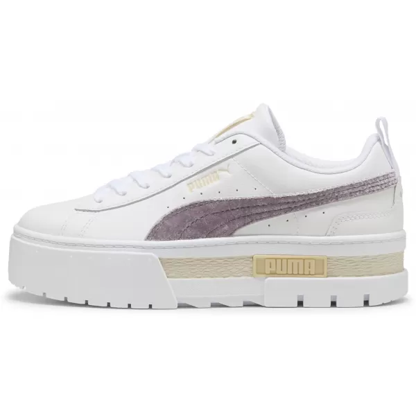  Dámské tenisky PUMA MAYZE VELVET DREAM WNS 403326-01 PUMA WHITE/PLUM JAM 