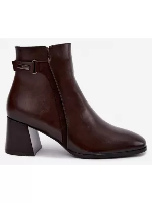 Dámské kotníkové boty VINCEZA 58660 BROWN