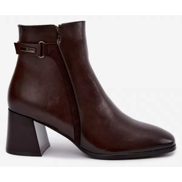  Dámské kotníkové boty VINCEZA 58660 BROWN 