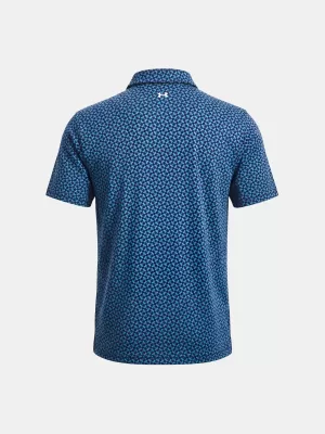 Pánské triko UNDER ARMOUR UA T2G PRINTED POLO 6012304-413 MODRÁ
