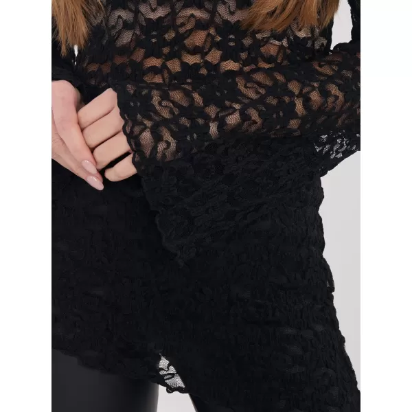  Dámská halenka FACTORY PRICE PM-BZ-SF128.50 NOIRE 