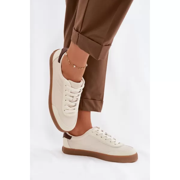 Dámské tenisky BIG STAR SHOES TT274311 BEIGE 