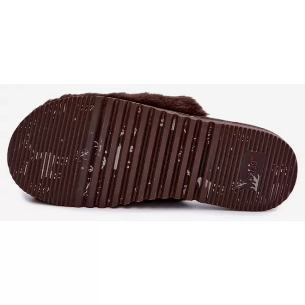  Dámské bačkory BOTO 26PA53-337 DARK BROWN 