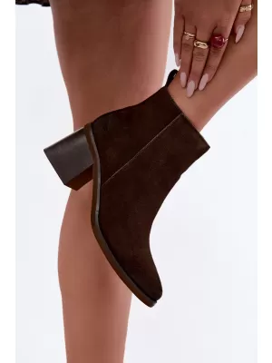 Dámské kotníkové boty VINCEZA 133100 CHOCOLATE