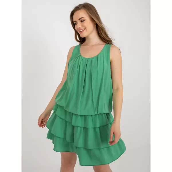  Dámské šaty OCH BELLA TW-SK-BI-8139.44 GREEN 