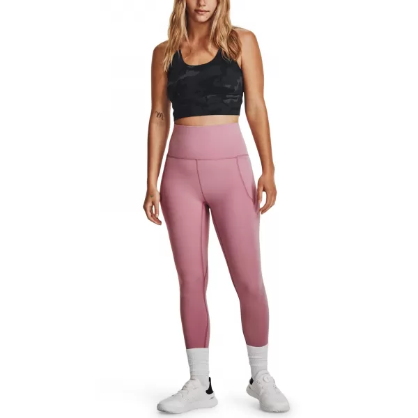  Dámské tílko UNDER ARMOUR MERIDIAN FITTED CROPTANKPRNT 1380983-021 ČERNÁ 