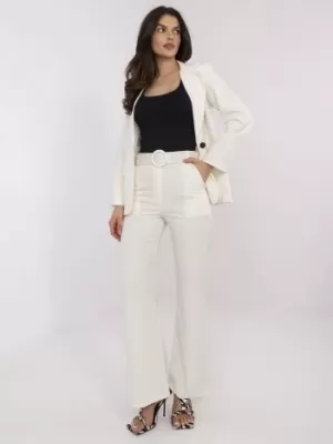 Dámské kalhoty ITALY MODA DHJ-SP-18737.08 ECRU