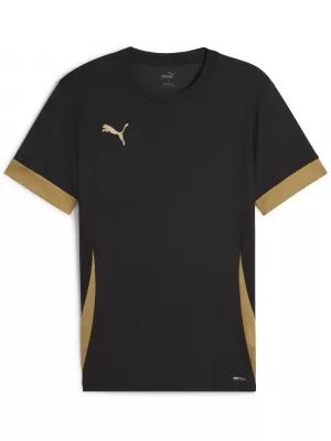 Pánské sportovní triko PUMA TEAMGOAL MATCHDAY JERSEY 70574728 PUMA BLACK/PUMA GOLD/MATTE GOLD