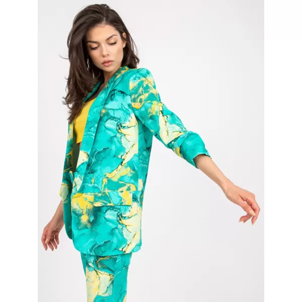  Dámská bunda ITALY MODA DHJ-MA-7684A-1.22X TURQUOISE 