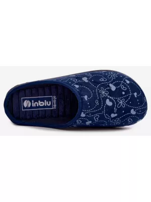Dámské pantofle INBLU ET000041 MODRÁ