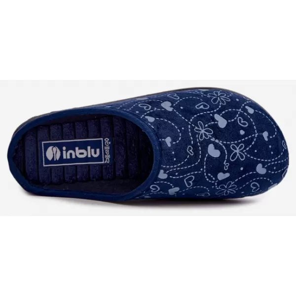  Dámské pantofle INBLU ET000041 MODRÁ 