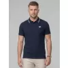 Pánské triko s límečkem 4F 4FWMM00TPTSM0773 NAVY