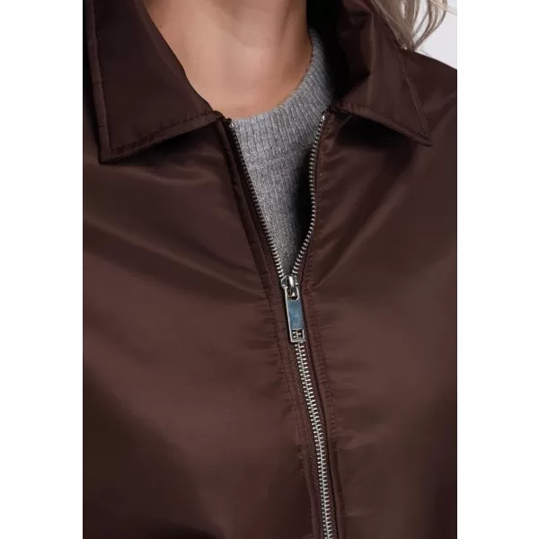  Dámská bunda OMBRE OW-JT-E0003 BROWN 