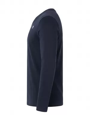 Pánské tričko OMBRE L172 NAVY BLUE