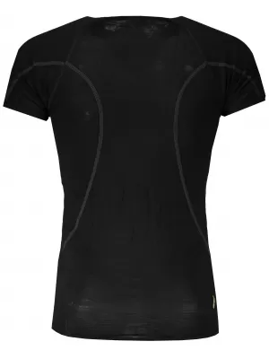 Pánské termoprádlo Sensor Double Face Merino Wool kr.rukáv černá