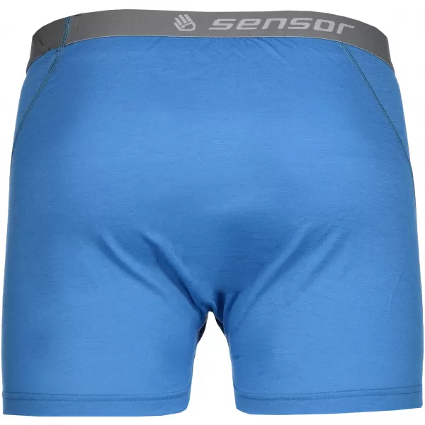  Pánské boxerky SENSOR MERINO ACTIVE modrá 