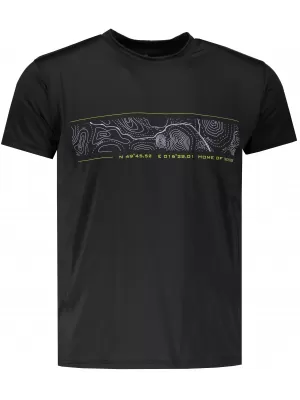 Pánské tričko SENSOR PERFORMANCE TEE GPS ČERNÁ