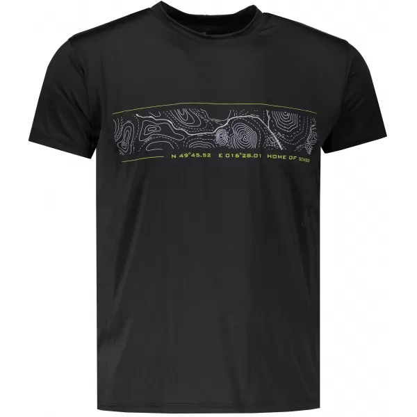  Pánské tričko SENSOR PERFORMANCE TEE GPS ČERNÁ 