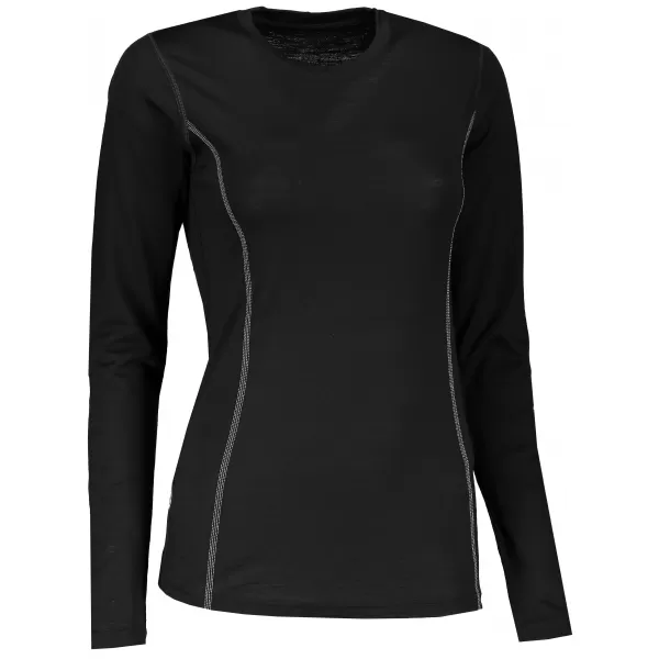  Dámské termo triko s dlouhým rukávem SENSOR MERINO WOOL 11109024 ČERNÁ 