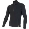 Pánské termoprádlo Sensor Double Face Merino Wool rolák zip černá