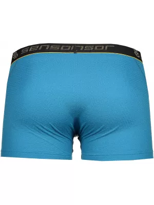 Pánské boxerky Sensor Double Face Merino Wool Modrá