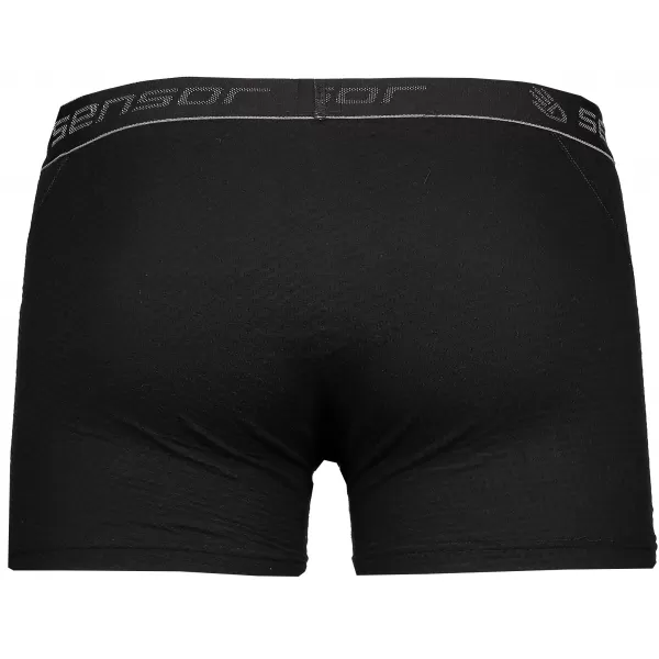  Pánské boxerky Sensor Double Face Merino Wool černá 