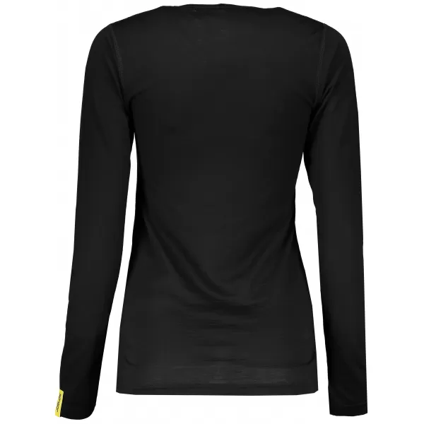  Dámské termo triko s dlouhým rukávem SENSOR MERINO WOOL 11109024 ČERNÁ 