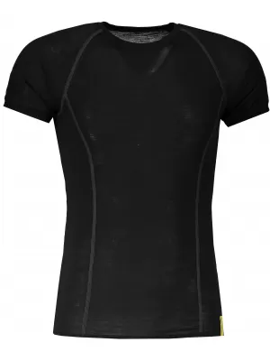 Pánské termoprádlo Sensor Double Face Merino Wool kr.rukáv černá