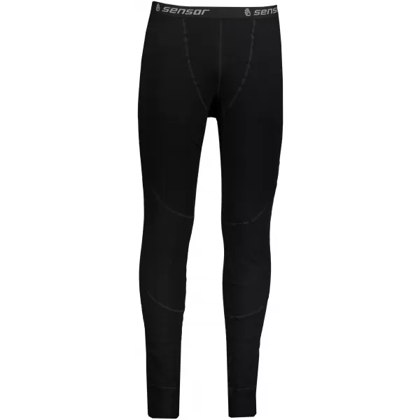  Pánské termo kalhoty DOUBLE FACE MERINO WOOL ČERNÁ 