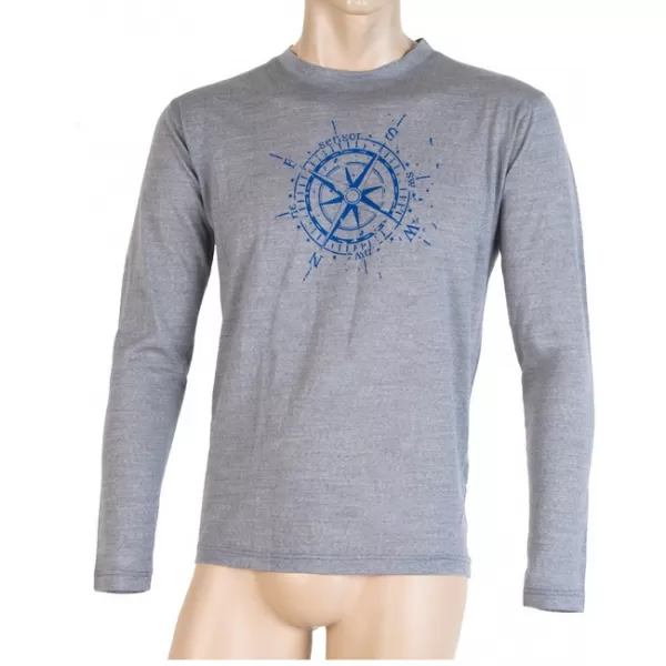  Pánské termoprádlo SENSOR MERINO ACTIVE PT COMPASS dl. rukáv 16200099-00 ŠEDÁ 