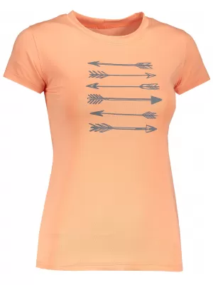 Dámské triko s krátkým rukávem SENSOR COOLMAX FRESH PT ARROWS 17100036-00 MERUŇKOVÁ