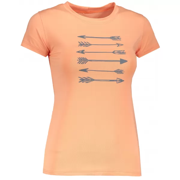  Dámské triko s krátkým rukávem SENSOR COOLMAX FRESH PT ARROWS 17100036-00 MERUŇKOVÁ 