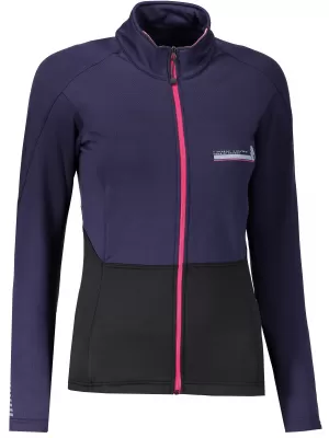 Dámská sportovní bunda SENSOR PROFI W 17200083 ČERNÁ/FIALOVÁ