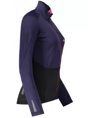Dámská sportovní bunda SENSOR PROFI W 17200083 ČERNÁ/FIALOVÁ